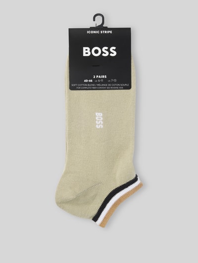 BOSS sokken van katoenmix in set van 2 Rietgroen - 2