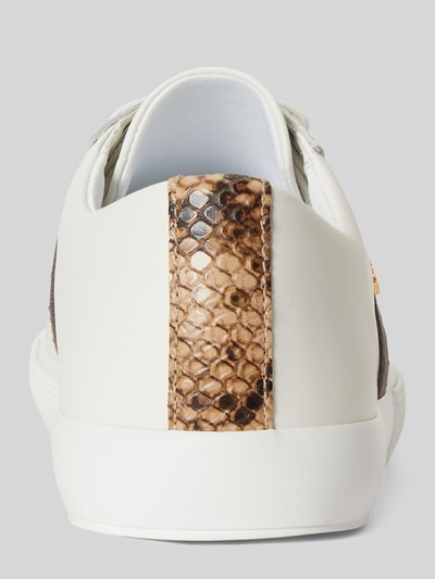 Lauren Ralph Lauren Sneaker aus echtem Leder mit Logo-Detail Weiss 4