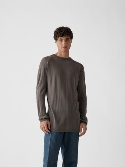 Rick Owens Pullover aus Wolle Mittelgrau 4