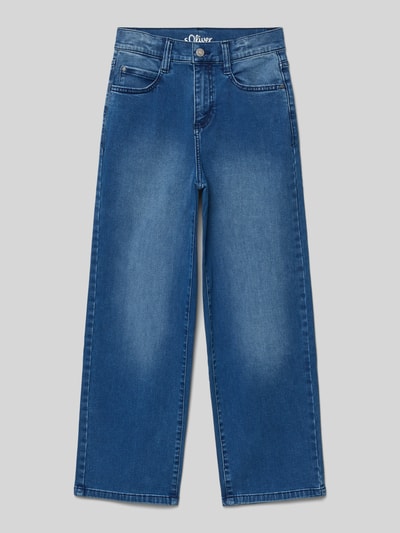 s.Oliver RED LABEL Baggy jeans van katoenmix, model 'BAGGY' Blauw - 1