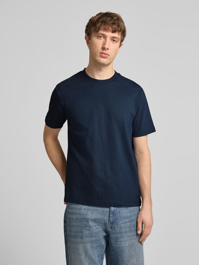 Marc O'Polo DENIM Relaxed Fit Oversized Shirt aus reiner Baumwolle Marine 4