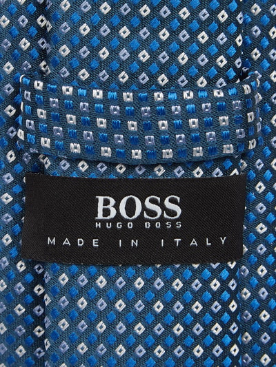 BOSS Stropdas van pure zijde (6 cm) Blauw - 2