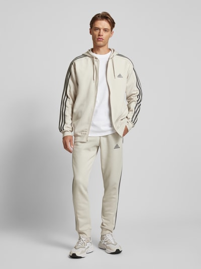 ADIDAS SPORTSWEAR Sweatjacke mit Logo-Stitching Sand 1