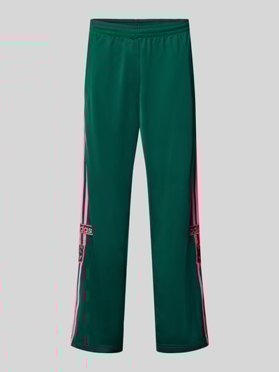 adidas Originals Straight fit sweatpants met logopatch, model 'ADIBREAK' Donkergroen - 2