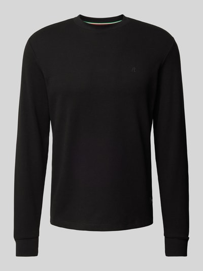 Replay Sweatshirt mit Strukturmuster Black 1