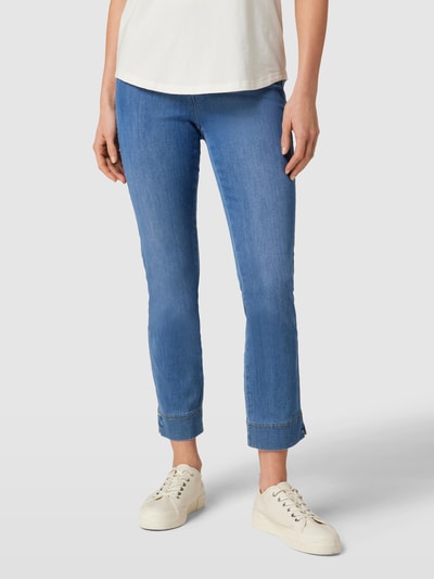 STEHMANN Slim Fit Jeans mit angedeuteten Eingrifftaschen Modell 'IGOR' Blau 4