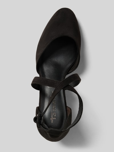 Tamaris Pumps met gekruiste riempjes Zwart - 3