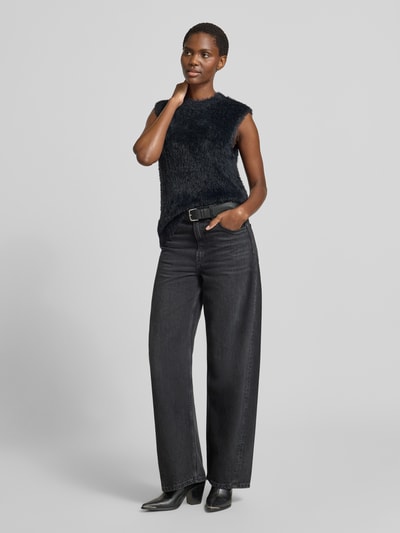 Christian Berg Woman Pullunder aus Effektgarn mit Rundhalsausschnitt Black 1