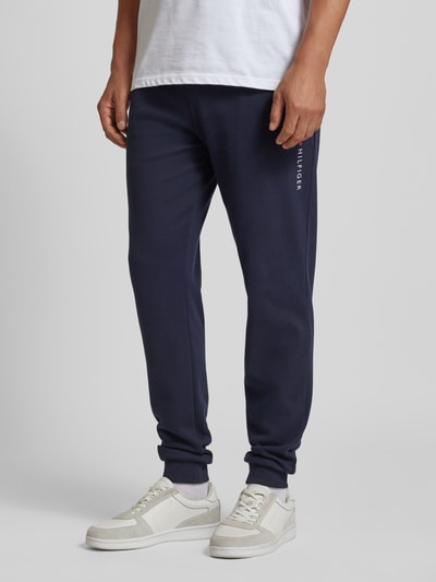 Tommy Hilfiger Sweatpants mit elastischem Bund Dunkelblau 4