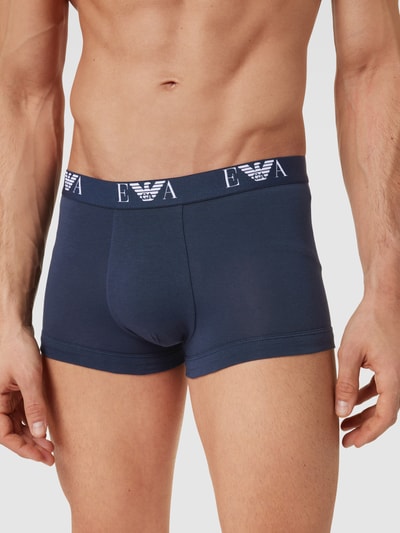 Emporio Armani Trunks mit Stretch-Anteil im 2er-Pack Marine 3