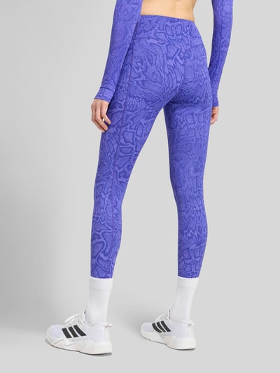 adidas Training legginsy o kroju slim fit z kieszenią na telefon komórkowy Fioletowy 4