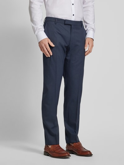 JOOP! Collection Regular fit pantalon met knoopsluiting Marineblauw - 4