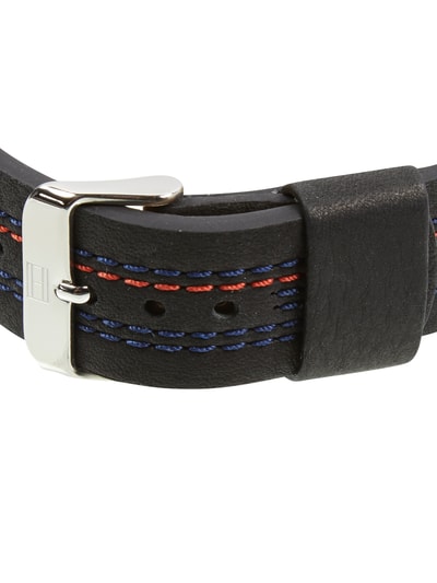 Tommy Hilfiger Lederarmband mit Dornschließe (black) online kaufen