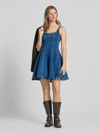 HUGO Blue A-Linie Jeanskleid aus reiner Baumwolle Modell 'GADEME' Jeansblau 1