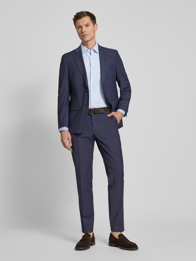 BOSS Slim Fit Business-Hemd mit Kentkragen Modell 'Hank' Bleu 1