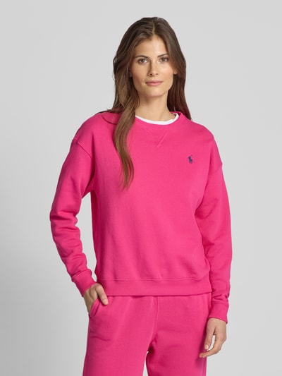 Polo Ralph Lauren Sweatshirt mit Rundhalsausschnitt Pink 4