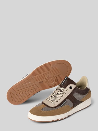 Floris Van Bommel Sneaker mit Label-Details Modell 'De Kupster' Mittelbraun 4