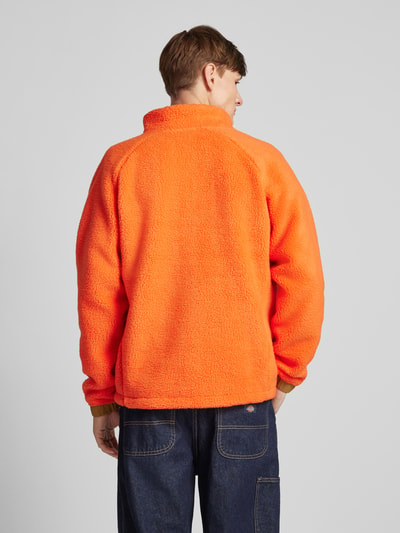 Helly Hansen Fleecejack met labelstitching, model 'Panorama Pile Snap' Oranje - 5