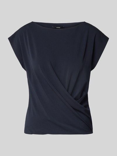 Someday Regular Fit Blusenshirt mit gelegten Falten Modell 'Kenata' Marine 2