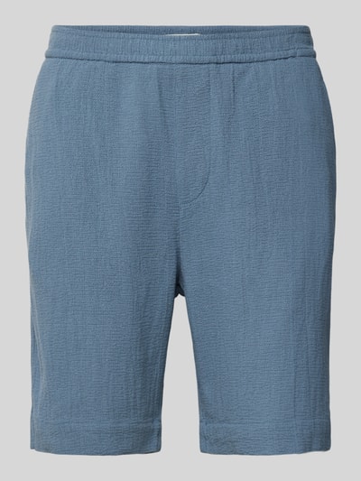 Produktfoto, Regular Fit Shorts aus reiner Baumwolle Modell 'REGCAL' von SELECTED HOMME in Optik: Unifarben, elastischer Bundabschluss mit Tunnelzug, Eingrifftaschen und Gesäßtasche, leichte Struktur, für Herren