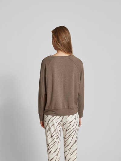 Juvia Longsleeve mit gerippten Abschlüssen Taupe 5