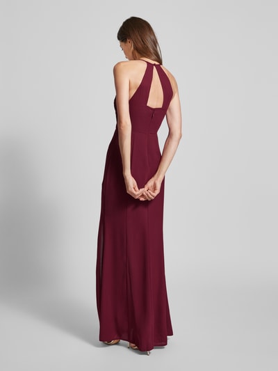 Lipsy Abendkleid mit Häkelspitze Bordeaux 5