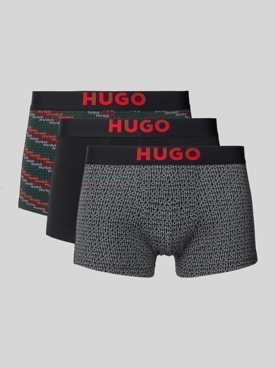 HUGO Boxershort van katoenmix in set van 3 Zwart - 1