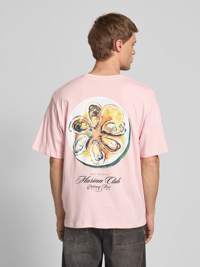 Jack & Jones T-Shirt mit Label-Print Modell 'MARINA' Rosa 5