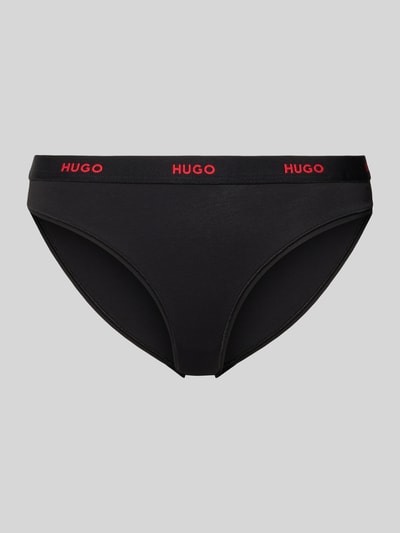 HUGO Slip aus Baumwoll-Mix Modell 'HUGO ID BRIEF' Black 1