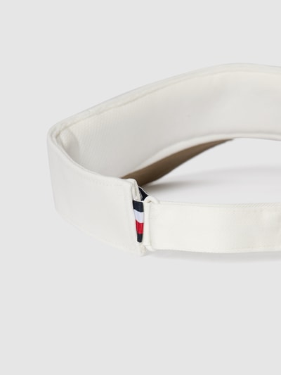 Tommy Hilfiger Visor Cap mit Brand-Stitching Offwhite 2