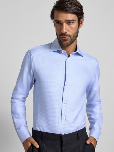 Stenstroms Regular Fit Business-Hemd mit Kentkragen Modell 'cuff' Bleu 3
