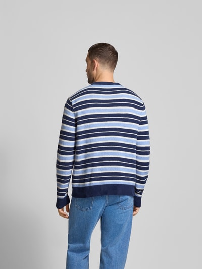 Marni Wollpullover mit Kasachmir-Anteil Blau 5