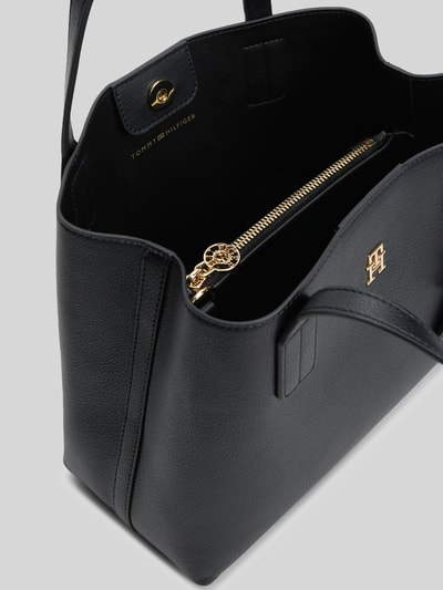 Tommy Hilfiger Henkeltasche mit Anhänger für Kleinigkeiten Black 4