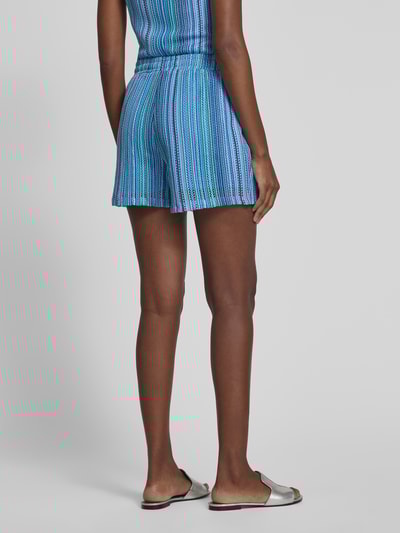 Vero Moda Ausgestellter Mini-Rock mit Allover-Muster Modell 'DEMI' Blau 5