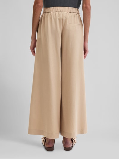 Marc O'Polo Wide Leg Culotte mit Leinen-Anteil Sand 5
