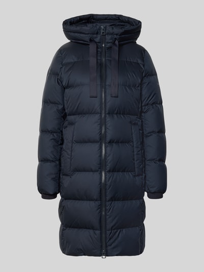 Marc O'Polo Regular Fit Daunenmantel mit Label-Print Marine 1