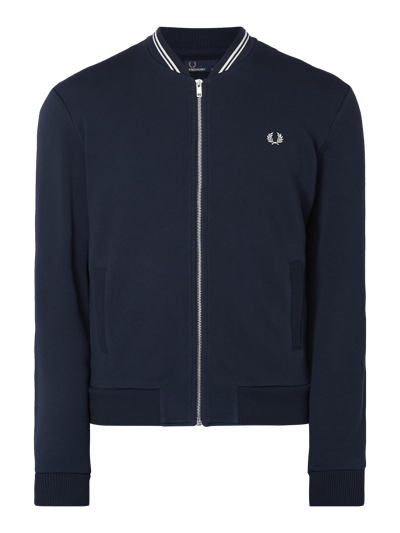 Fred Perry Sweatjacke mit Logo-Stickerei Dunkelblau 2