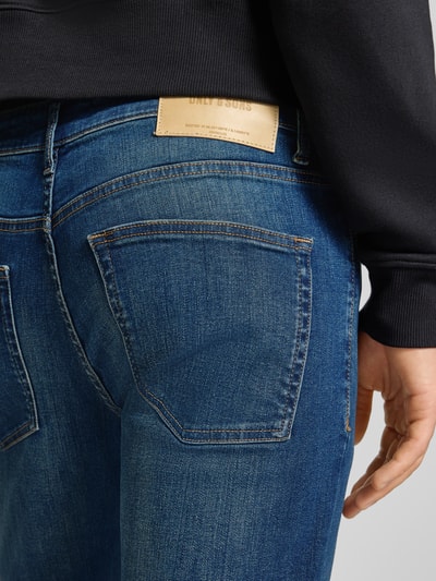 Only & Sons Slim fit jeans van katoenmix, model 'LOOM' Donkerblauw - 3