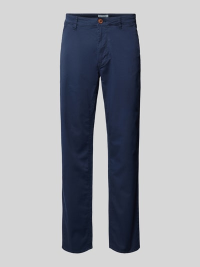Blend Regular fit chino met steekzakken, model 'MADDOX' Marineblauw - 2