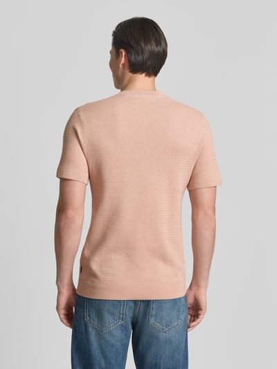 JACK & JONES Premium Strickshirt mit Rundhalsausschnitt Modell 'RILEY' Altrosa 5
