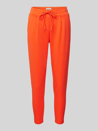 ICHI Slim fit sweatpants met tunnelkoord, model 'KATE' Lichtrood - 2