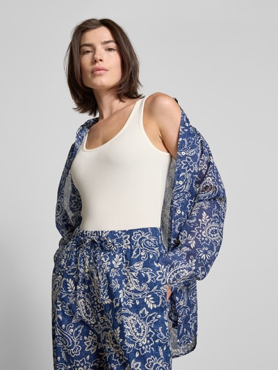 MANGO Stoffhose mit elastischem Bund Modell 'NEMO' Hellblau 3
