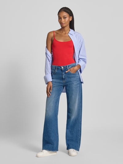 Tommy Jeans Jeansy o luźnym kroju z mieszanki bawełny model ‘MIA’ Jeansowy niebieski 1