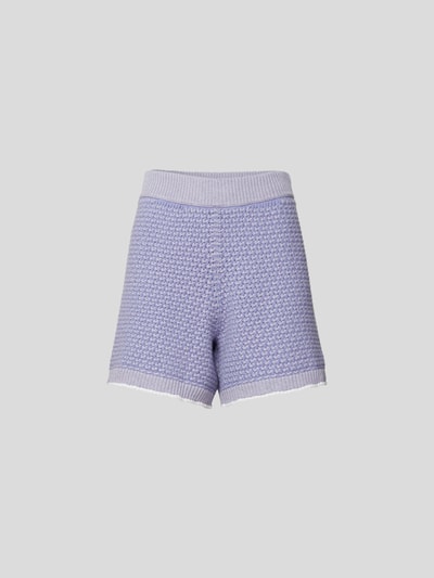 Barrie Shorts in Grobstrick-Optik Flieder 2