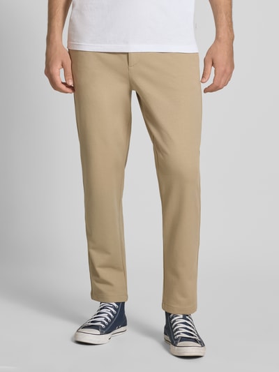Jack & Jones Joggingbroek met elastische band en tunnelkoord, model 'STACE NEO' Beige - 4