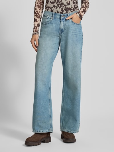 ONLY Low rise jeans van puur katoen, model 'HOPE' Jeansblauw - 4