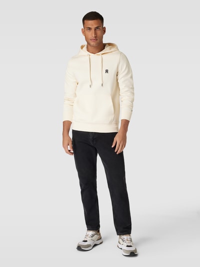 Tommy Hilfiger Hoodie met labelstitching, model 'MONOGRAM' Beige - 1