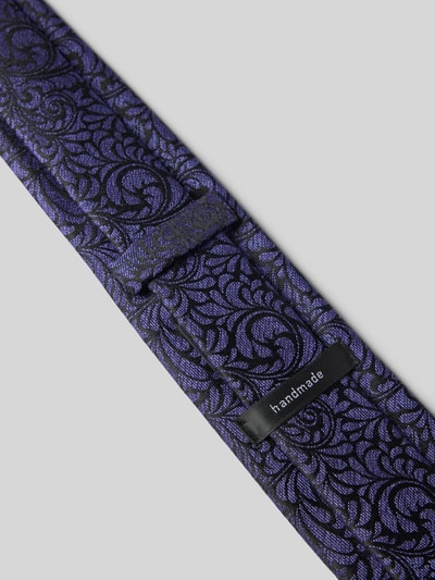 OLYMP Stropdas van puur zijde Paars - 3