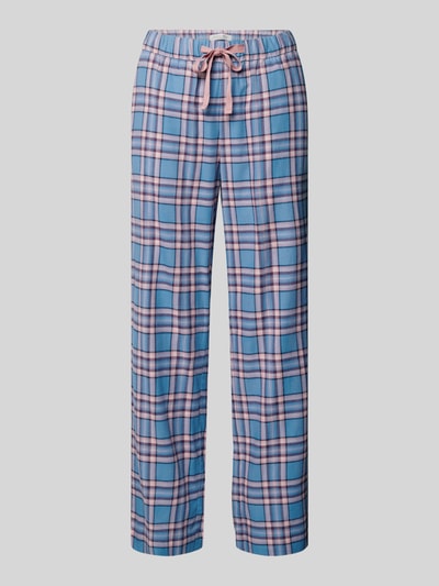 Christian Berg Woman Relaxed fit pyjamabroek met tunnelkoord Rookblauw - 1