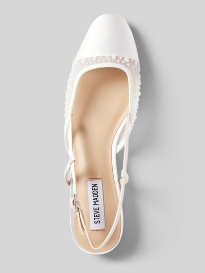 Steve Madden Ballerinas mit Blockabsatz Modell 'BELINDA' Offwhite 3